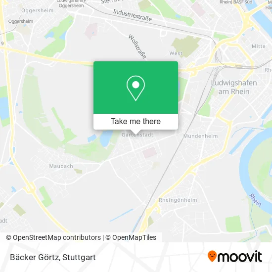 Карта Bäcker Görtz