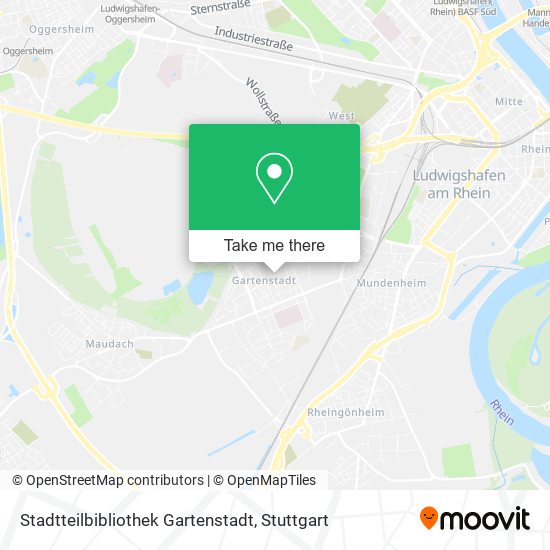 Stadtteilbibliothek Gartenstadt map