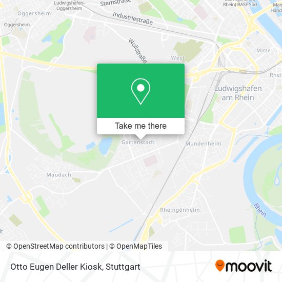 Otto Eugen Deller Kiosk map