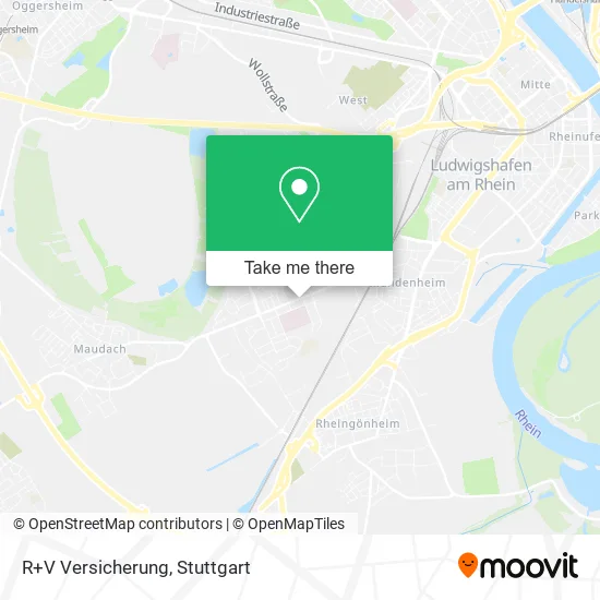 R+V Versicherung map