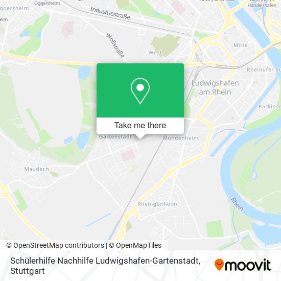 Schülerhilfe Nachhilfe Ludwigshafen-Gartenstadt map