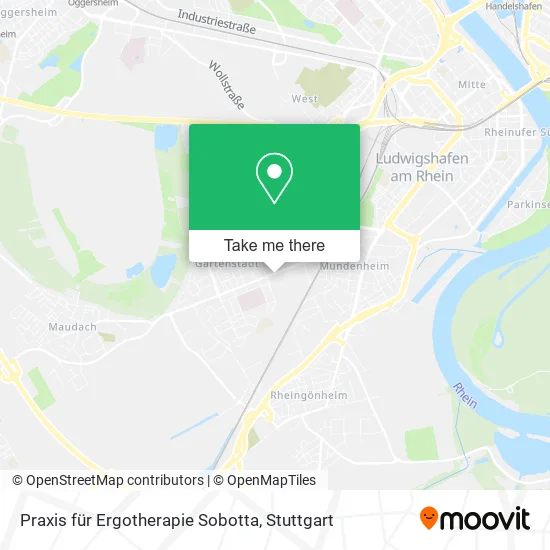 Карта Praxis für Ergotherapie Sobotta