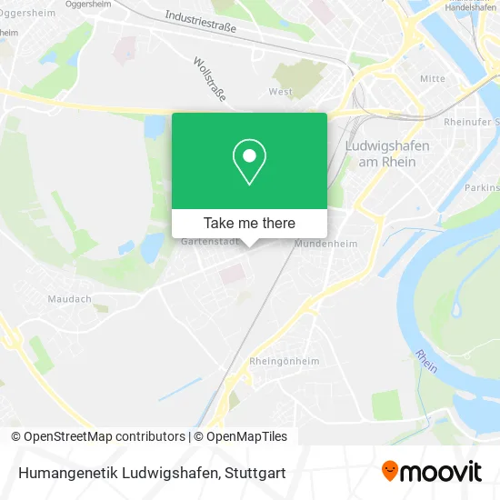 Карта Humangenetik Ludwigshafen