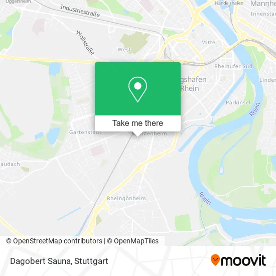 Dagobert Sauna map