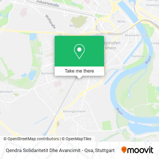 Qendra Solidaritetit Dhe Avancimit - Qsa map