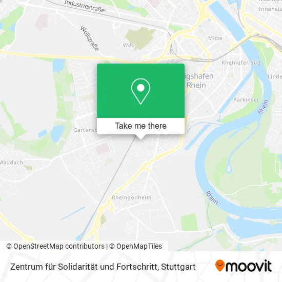 Карта Zentrum für Solidarität und Fortschritt