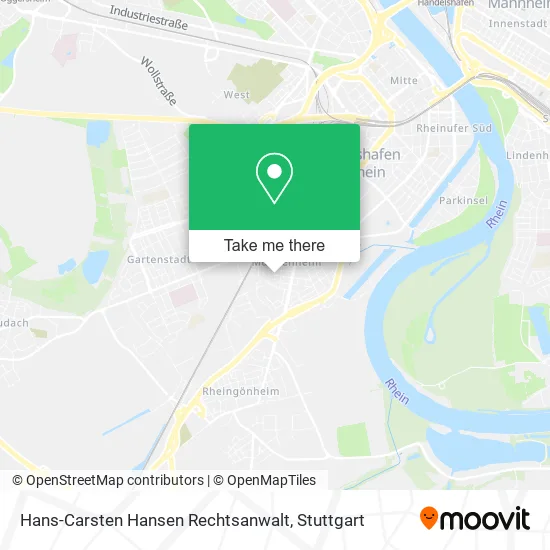 Карта Hans-Carsten Hansen Rechtsanwalt