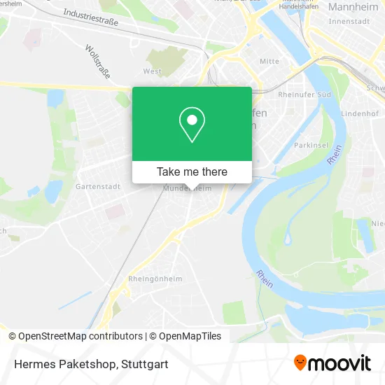 Карта Hermes Paketshop