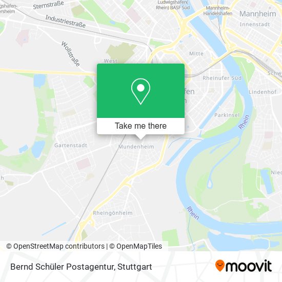 Bernd Schüler Postagentur map