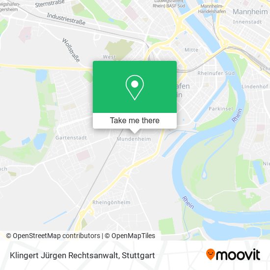 Klingert Jürgen Rechtsanwalt map