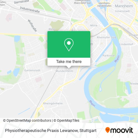 Physiotherapeutische Praxis Lewanow map
