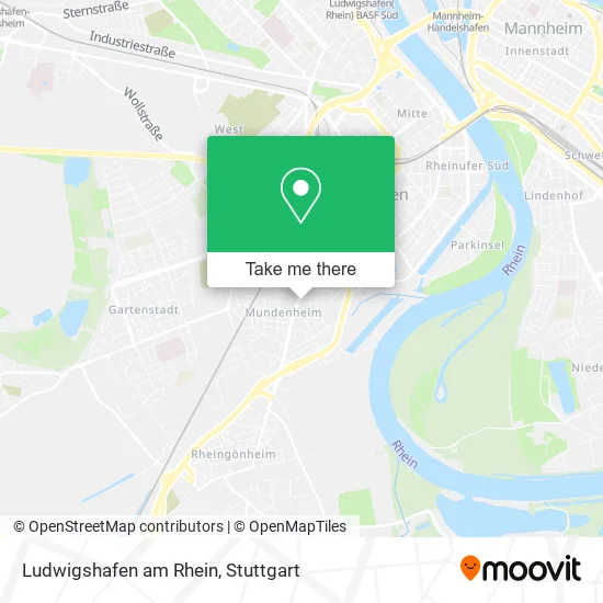 Карта Ludwigshafen am Rhein