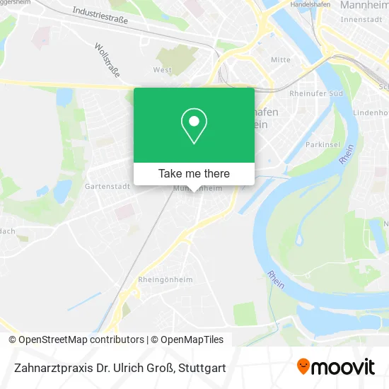 Карта Zahnarztpraxis Dr. Ulrich Groß
