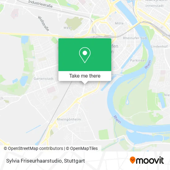 Карта Sylvia Friseurhaarstudio
