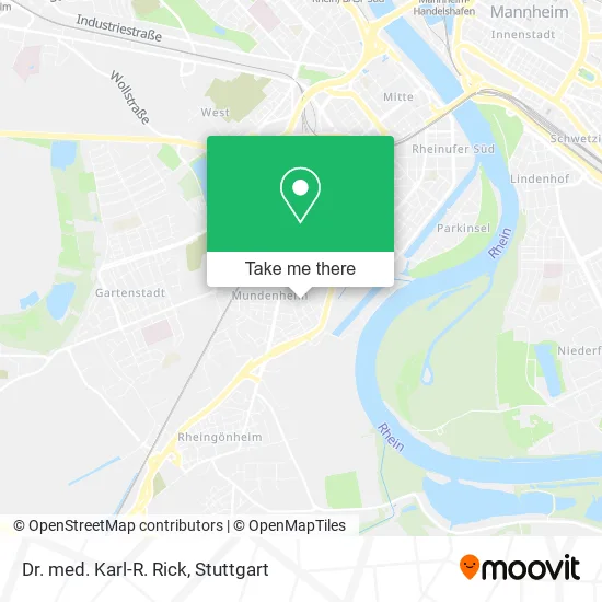 Карта Dr. med. Karl-R. Rick