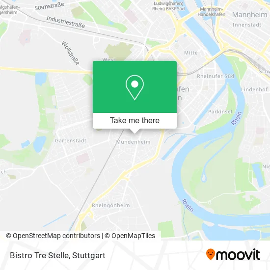 Карта Bistro Tre Stelle