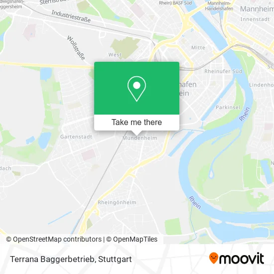 Карта Terrana Baggerbetrieb