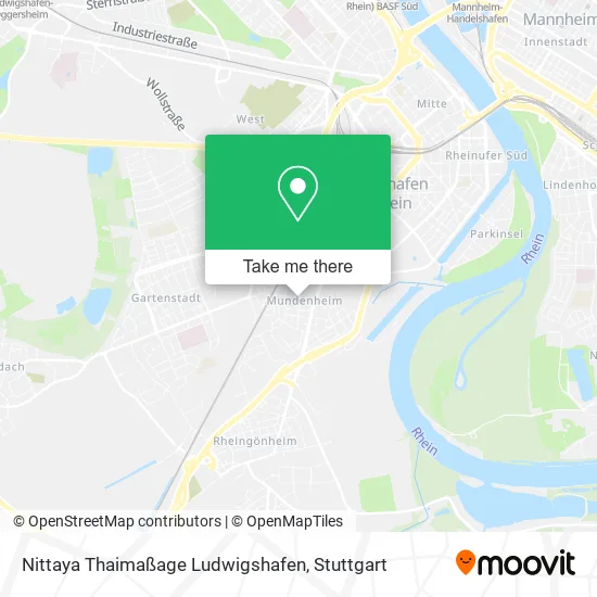 Карта Nittaya Thaimaßage Ludwigshafen