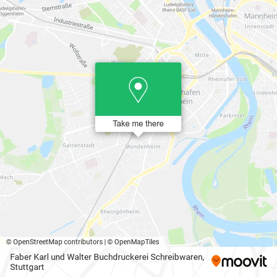 Карта Faber Karl und Walter Buchdruckerei Schreibwaren