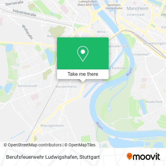Berufsfeuerwehr Ludwigshafen map
