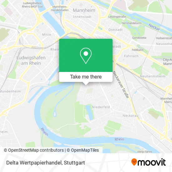 Карта Delta Wertpapierhandel