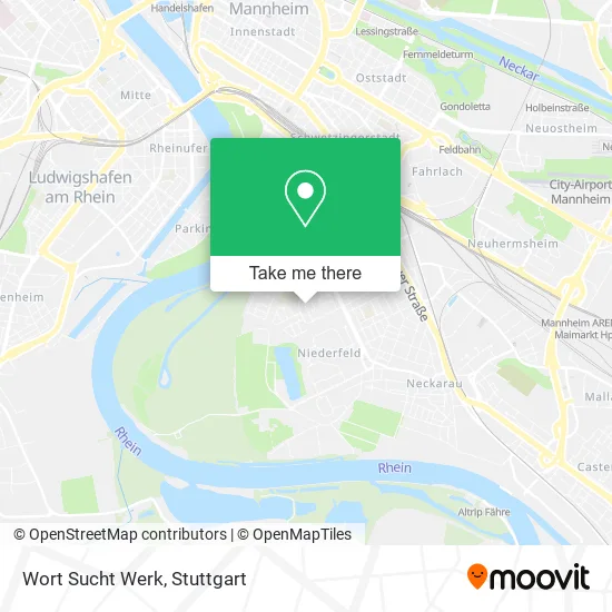 Карта Wort Sucht Werk