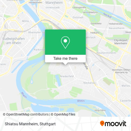 Shiatsu Mannheim map