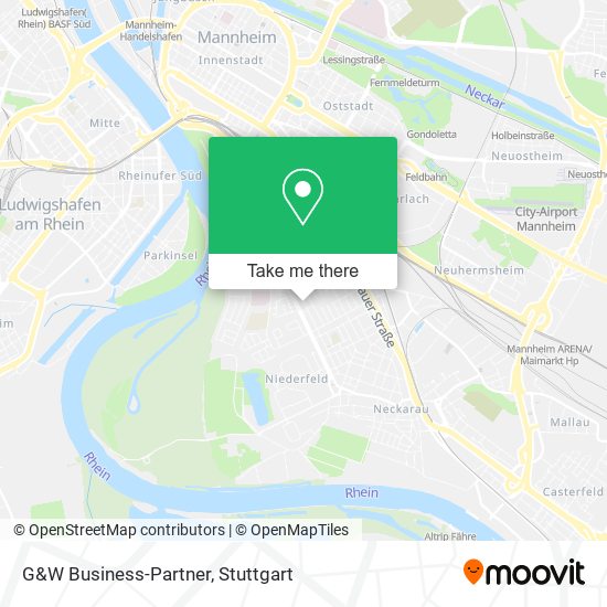 G&W Business-Partner map