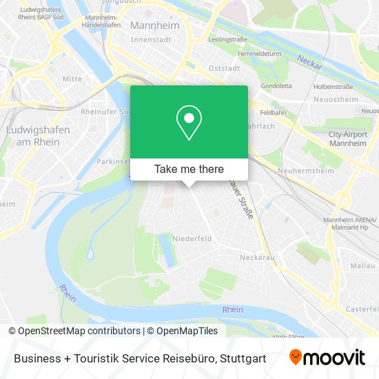 Business + Touristik Service Reisebüro map