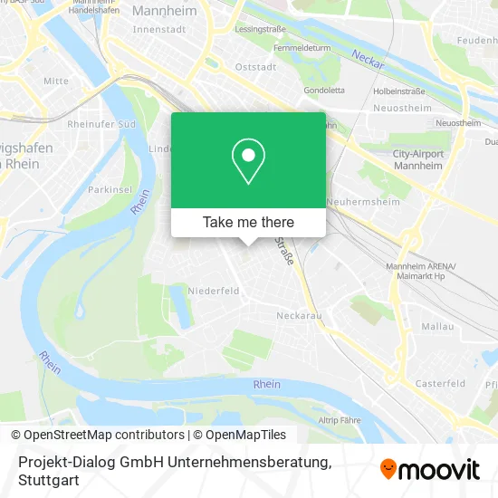 Карта Projekt-Dialog GmbH Unternehmensberatung