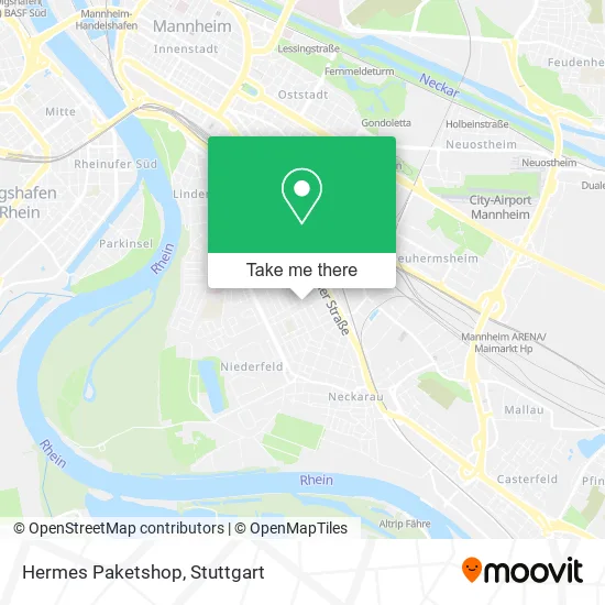 Карта Hermes Paketshop