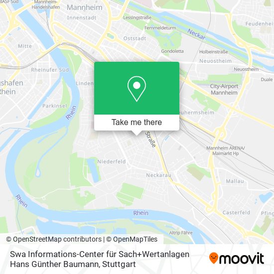 Swa Informations-Center für Sach+Wertanlagen Hans Günther Baumann map