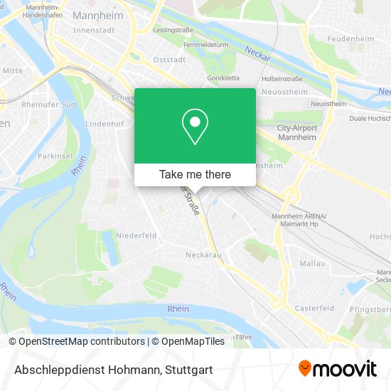 Карта Abschleppdienst Hohmann