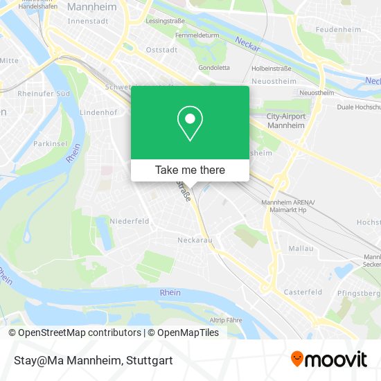 Stay@Ma Mannheim map