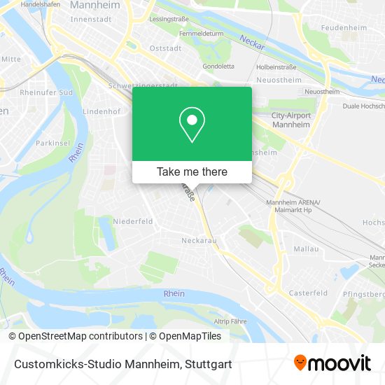 Customkicks-Studio Mannheim map