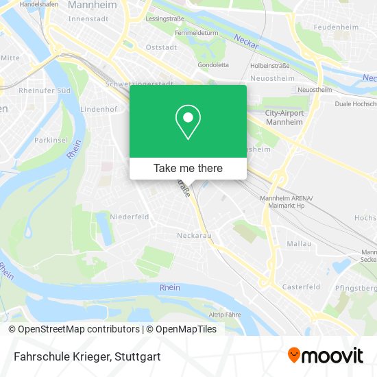 Fahrschule Krieger map