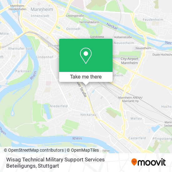 Карта Wisag Technical Military Support Services Beteiligungs