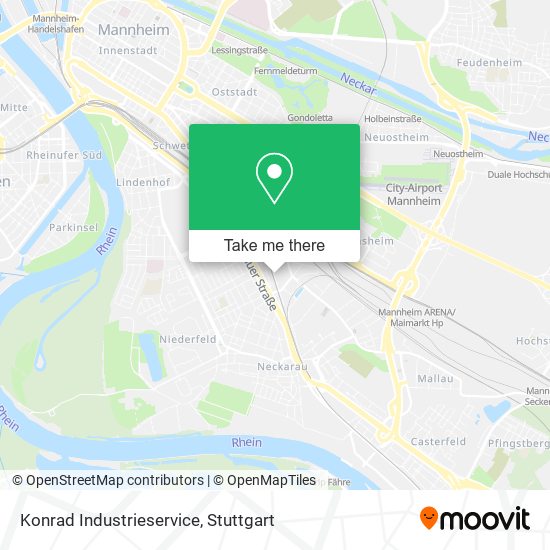 Konrad Industrieservice map
