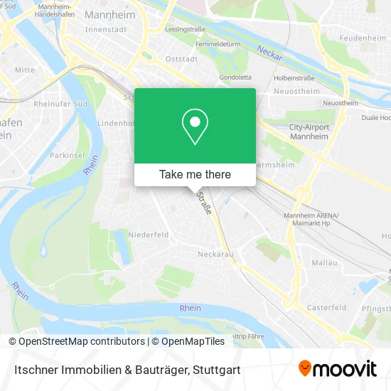 Карта Itschner Immobilien & Bauträger