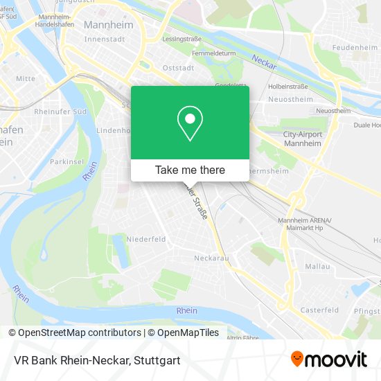 Карта VR Bank Rhein-Neckar