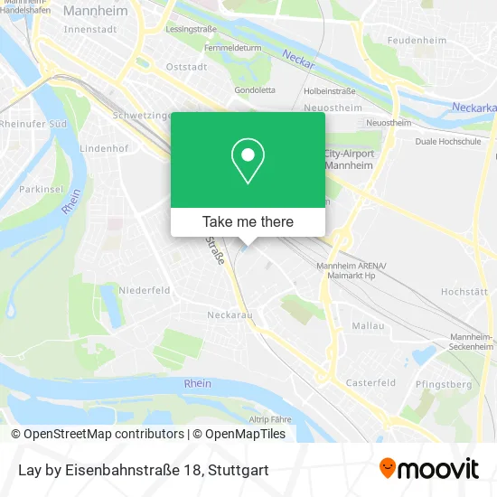 Карта Lay by Eisenbahnstraße 18