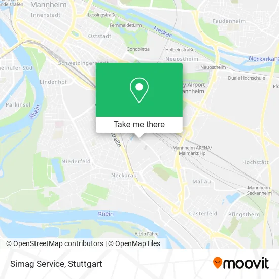 Карта Simag Service