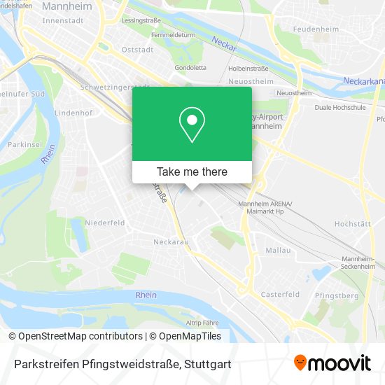Parkstreifen Pfingstweidstraße map