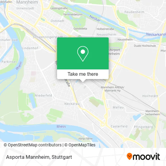 Карта Asporta Mannheim