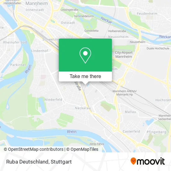 Карта Ruba Deutschland