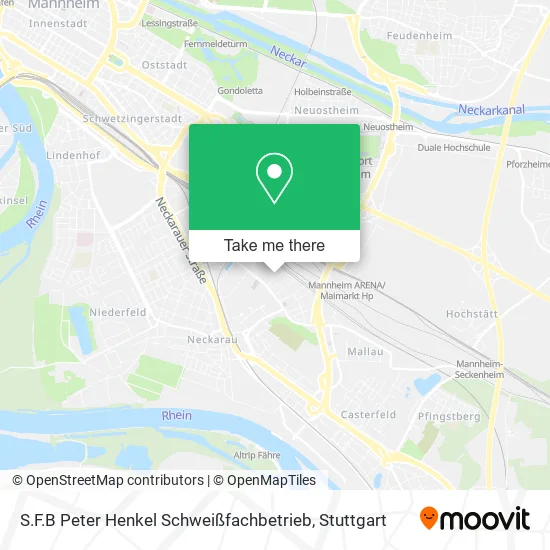 Карта S.F.B Peter Henkel Schweißfachbetrieb