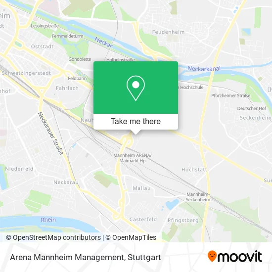 Карта Arena Mannheim Management