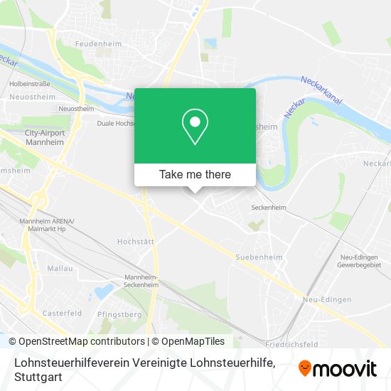 Lohnsteuerhilfeverein Vereinigte Lohnsteuerhilfe map