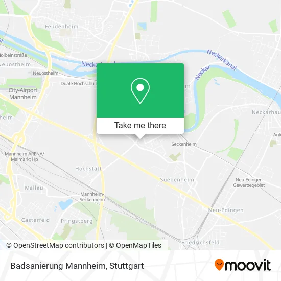 Карта Badsanierung Mannheim