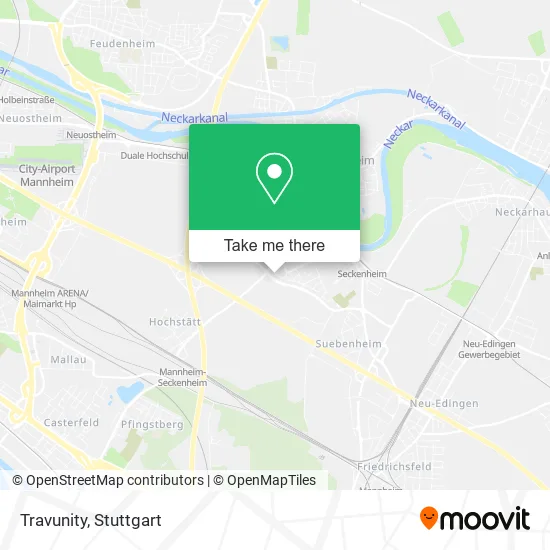 Карта Travunity